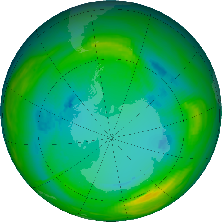 Ozone Map 1979-08-16